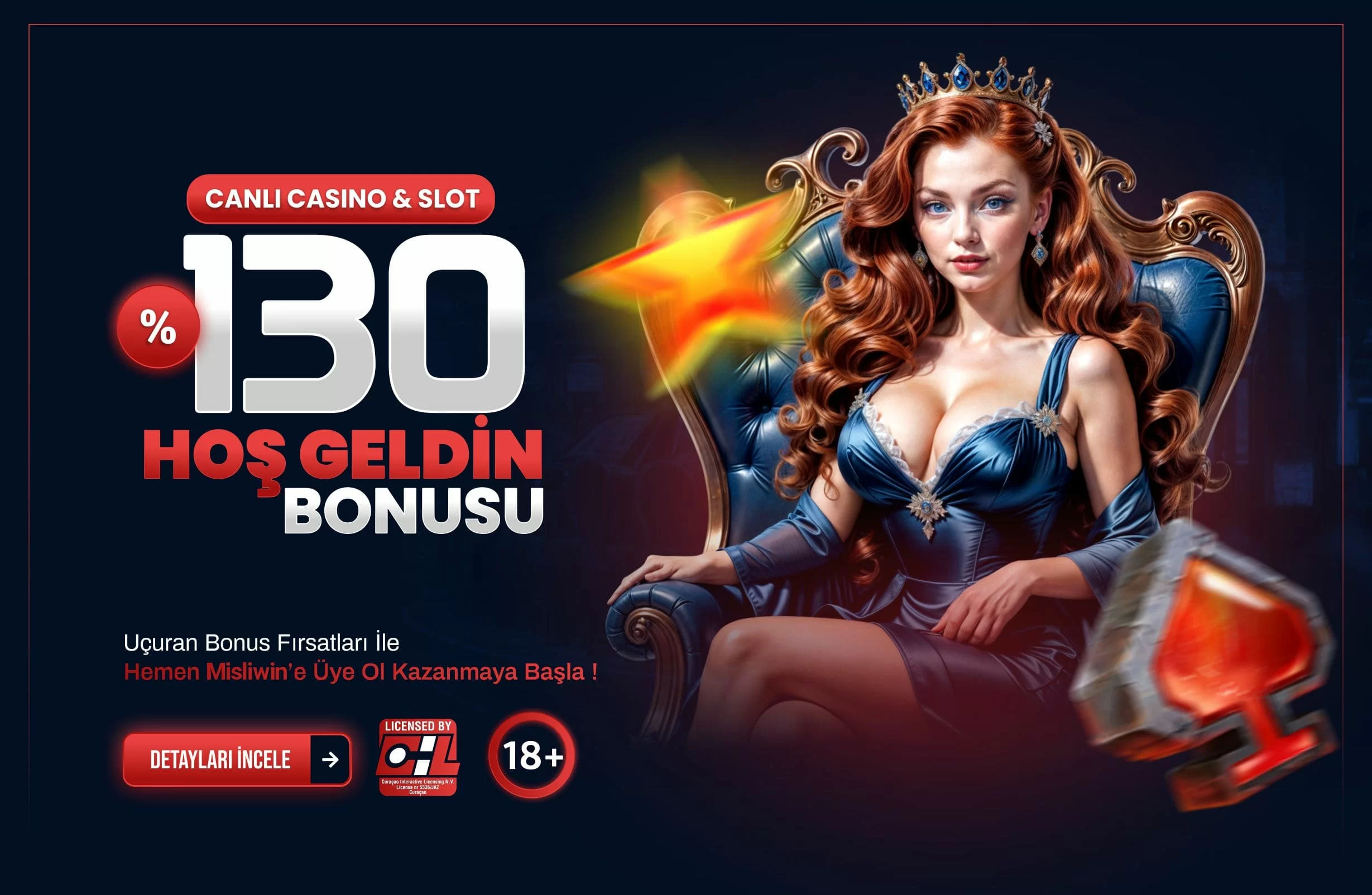 %130 SLOT & CANLI CASINO HOSGELDIN BONUSU