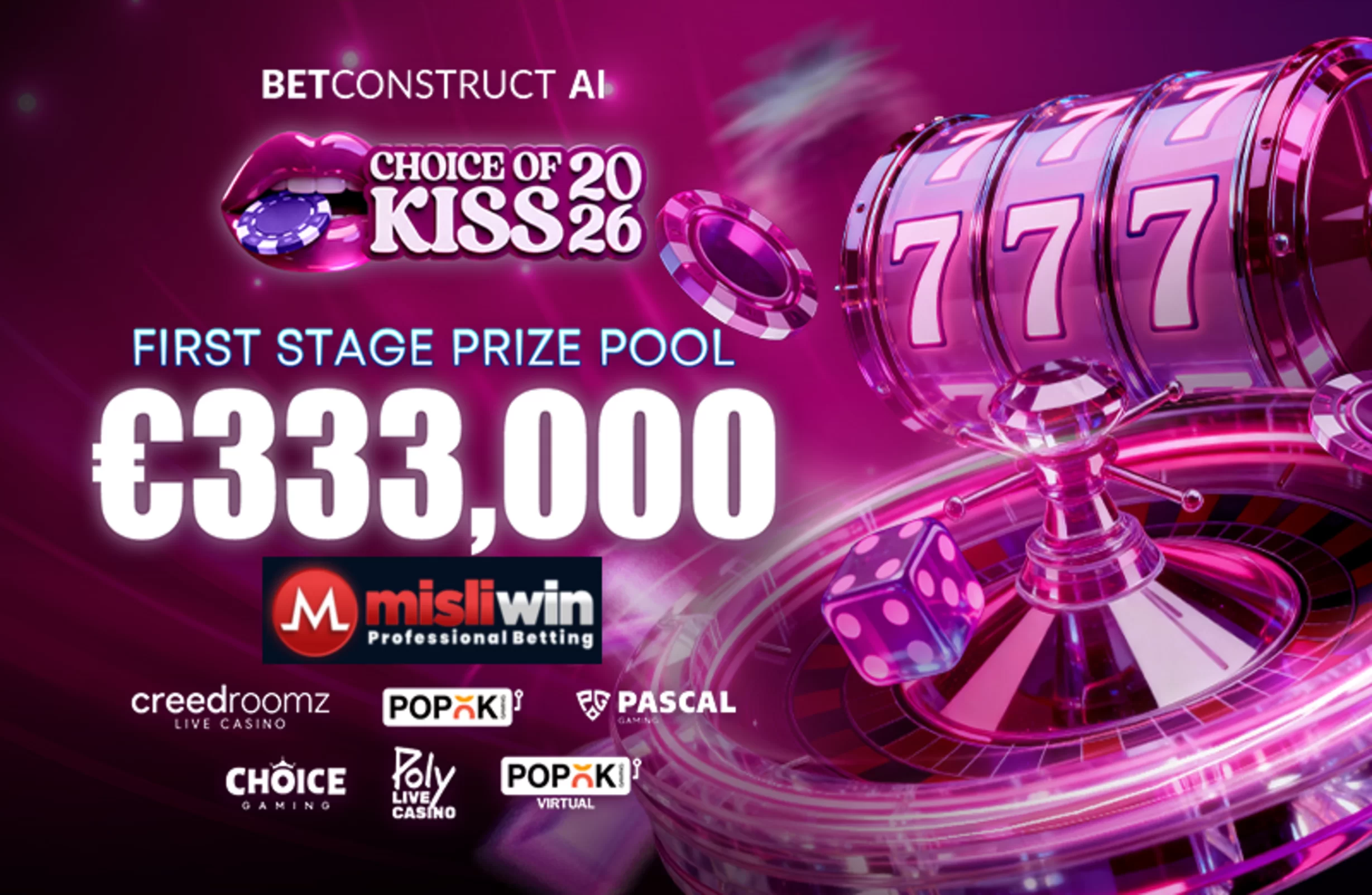 1M EURO CHOICE OF KISS 2026