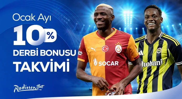 Derbi Özel %10 Ekstra Bonus!