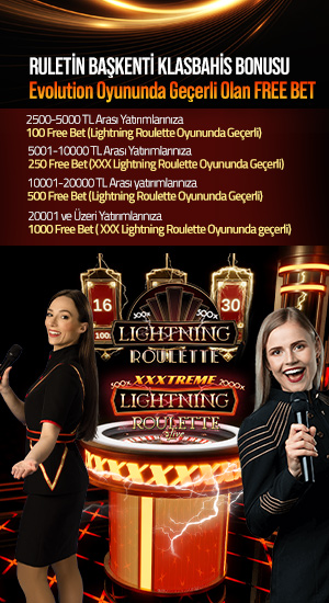 Ruletin Başkenti Klasbahis Bonusu