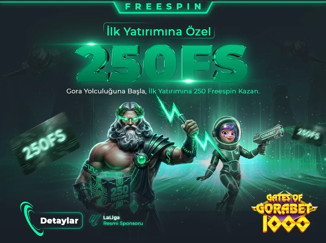 İLK YATIRIMA ÖZEL 250 FREESPIN
