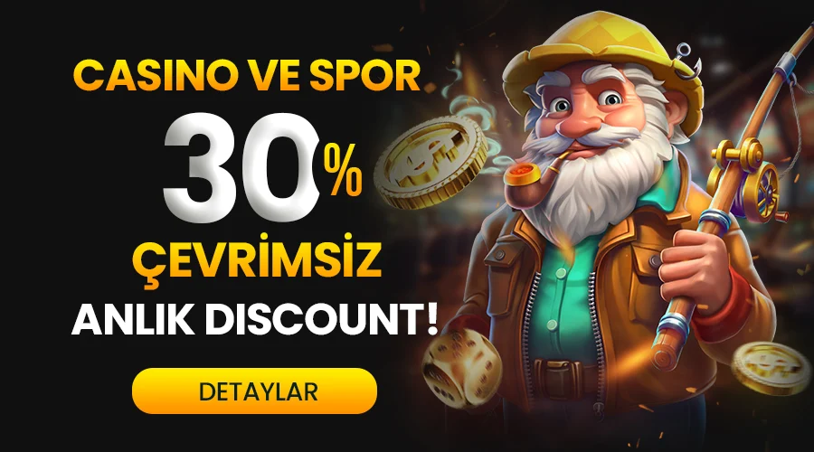 %30 ANLIK CASİNO & SPOR KAYIP BONUSU