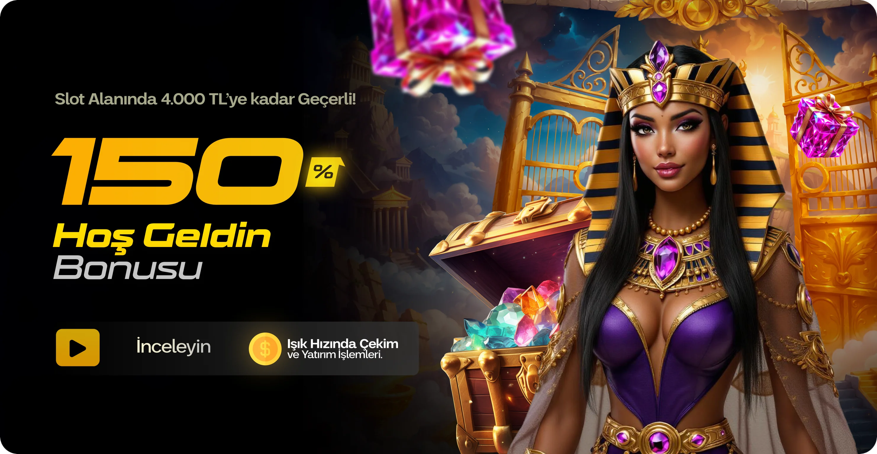 %150 Hoşgeldin Bonusu