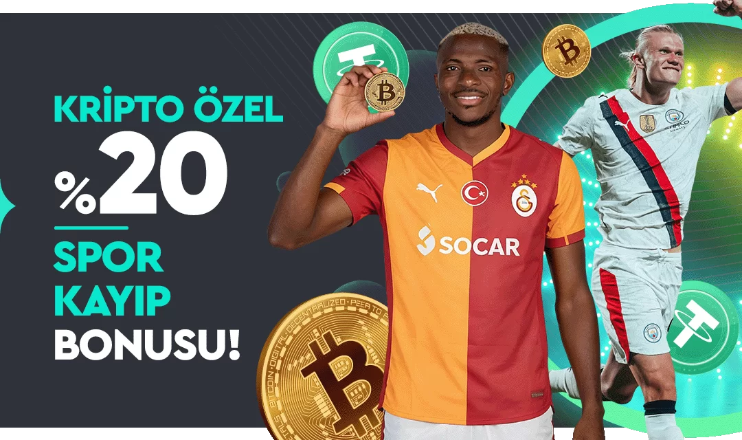 %20 KRİPTO SPOR KAYIP BONUSU
