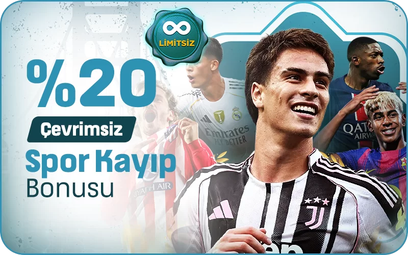 %20 ÇEVRİMSİZ SPOR KAYIP BONUSU