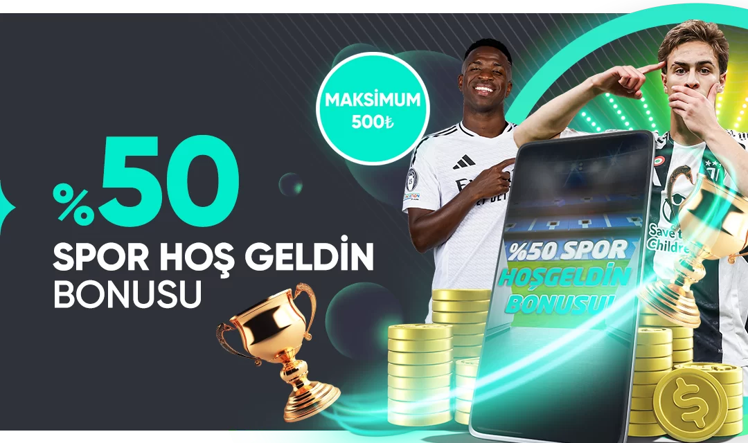 %50 HOŞ GELDİN SPOR BONUSU