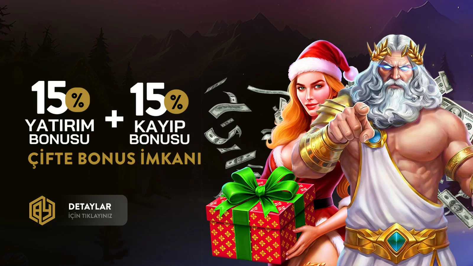 %15 YATIRIM + %15 KAYIP BONUSU