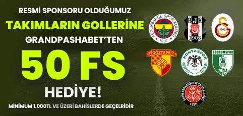 GRANDPASHABET'TE HER GOLE 50 FREESPIN HEDİYE!