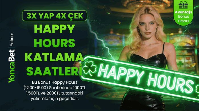 Happy Hours 3X Yap - 4X Çek