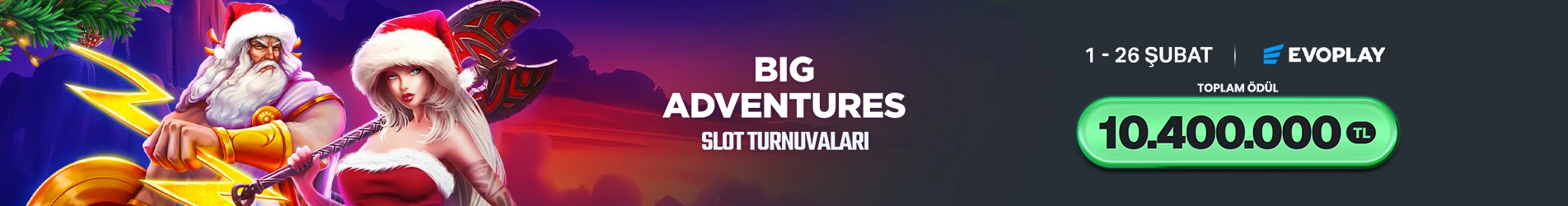 🎰 EVOPLAY BIG ADVENTURES SLOT TURNUVASI BAŞLADI! 🎰