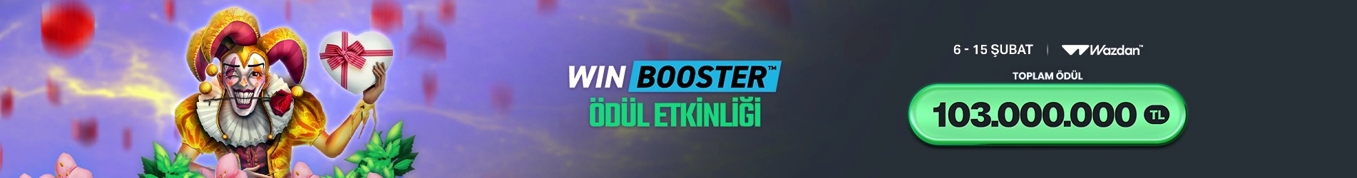 🎉 WAZDAN WIN BOOSTER ÖDÜL ETKİNLİĞİ 🎉