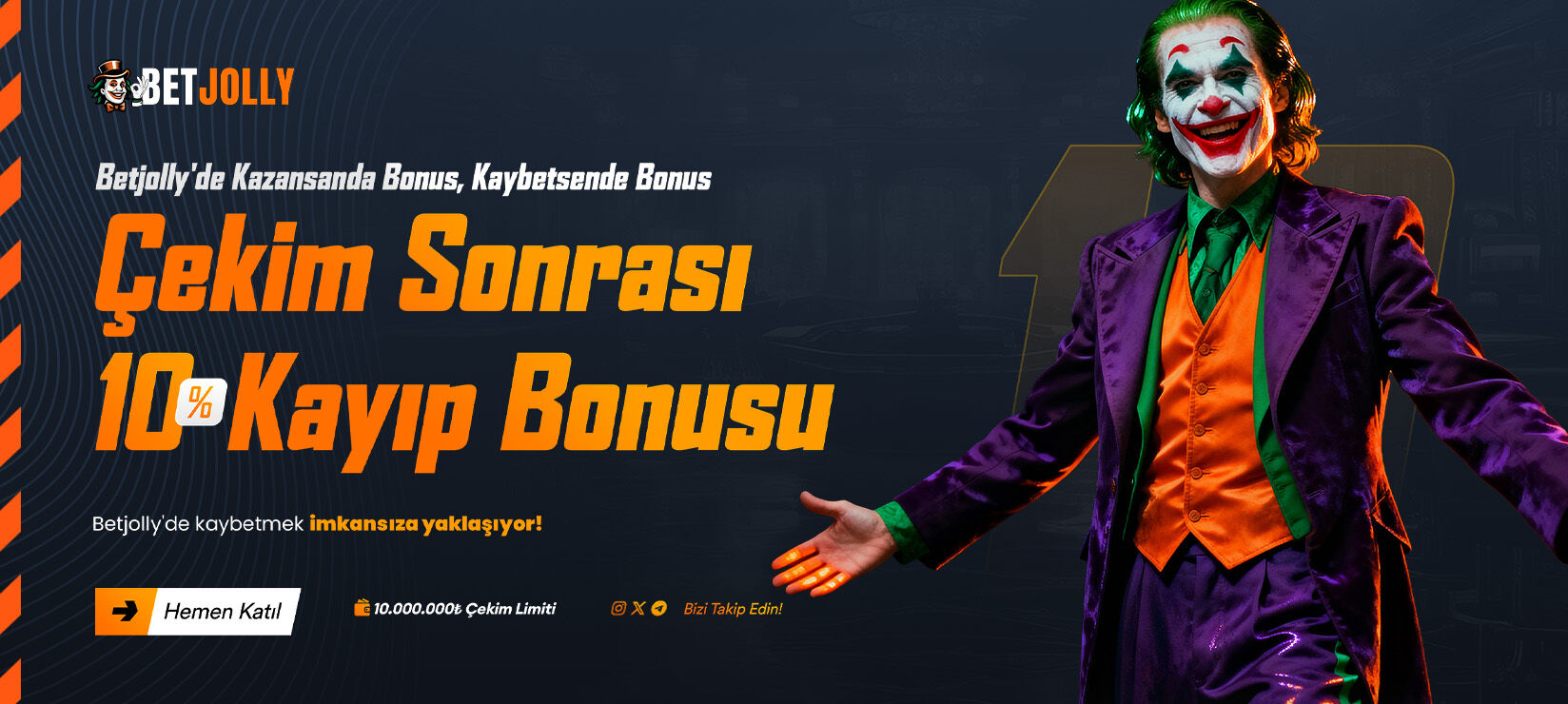 Çekim Sonrası %10 Kayıp Bonusu