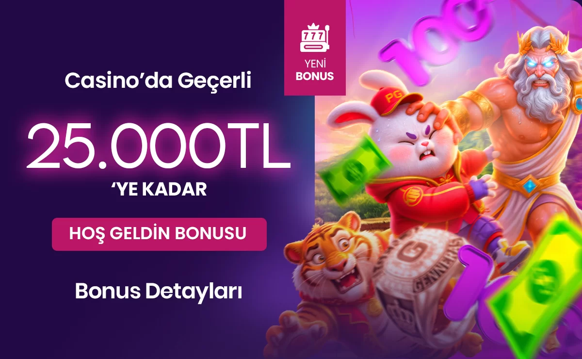%50 CASİNO HOŞGELDİN BONUSU