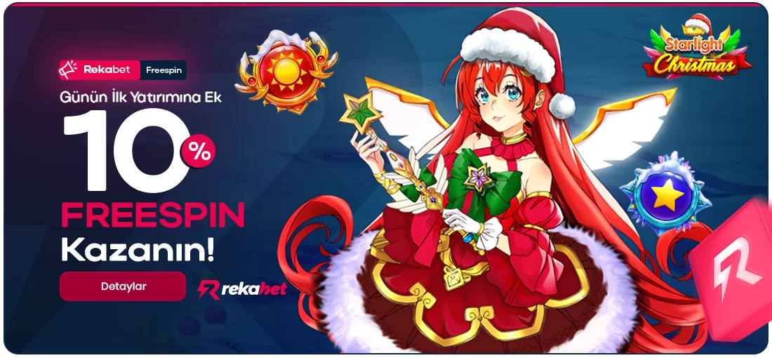 GÜNÜN İLK YATIRIMINA %10 EK FREESPİN