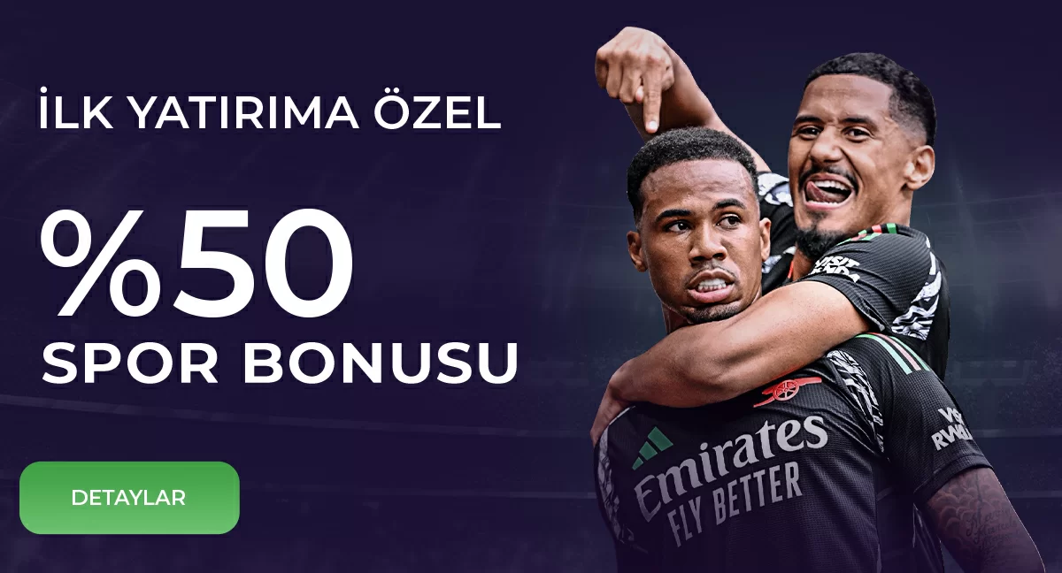 10.000 TL %50 Spor Hoşgeldin Bonusu