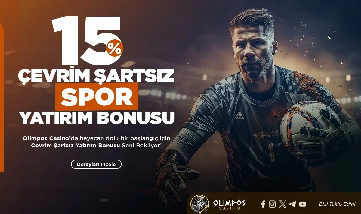 ÇEVRİM ŞARTSIZ SPOR YATIRIM BONUSU