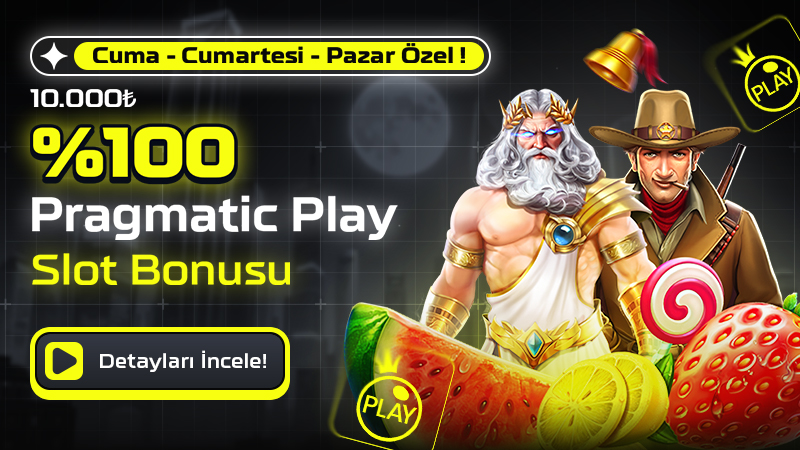 %100 Pragmatic Play Yatırım Bonusu