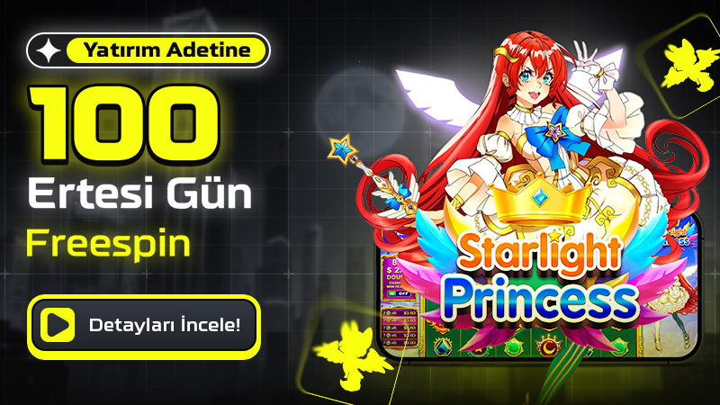 Yatırım Adetine 100 Ertesi Gün Freespin