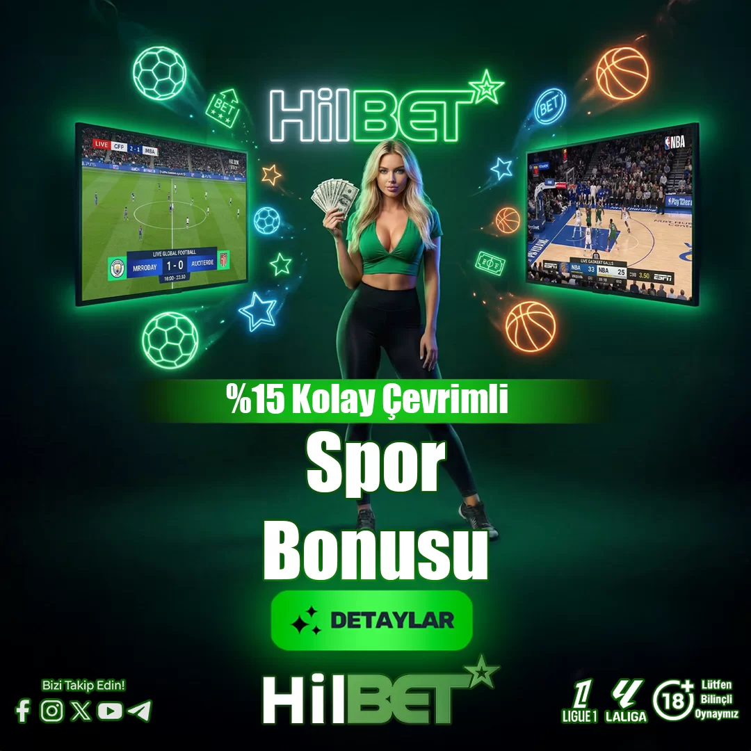 %15 KOLAY ÇEVRİMLİ SPOR BONUSU