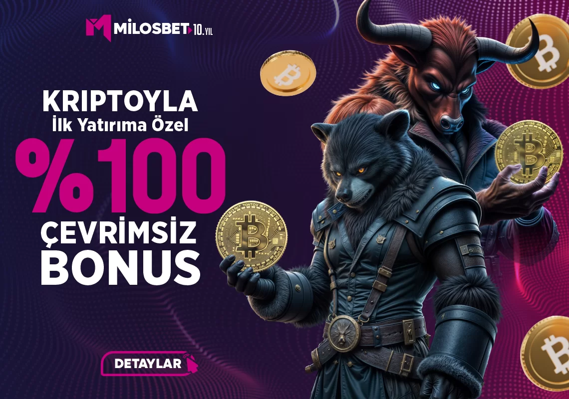 KRİPTO İLE İLK YATIRIMA ÖZEL %100 BONUS