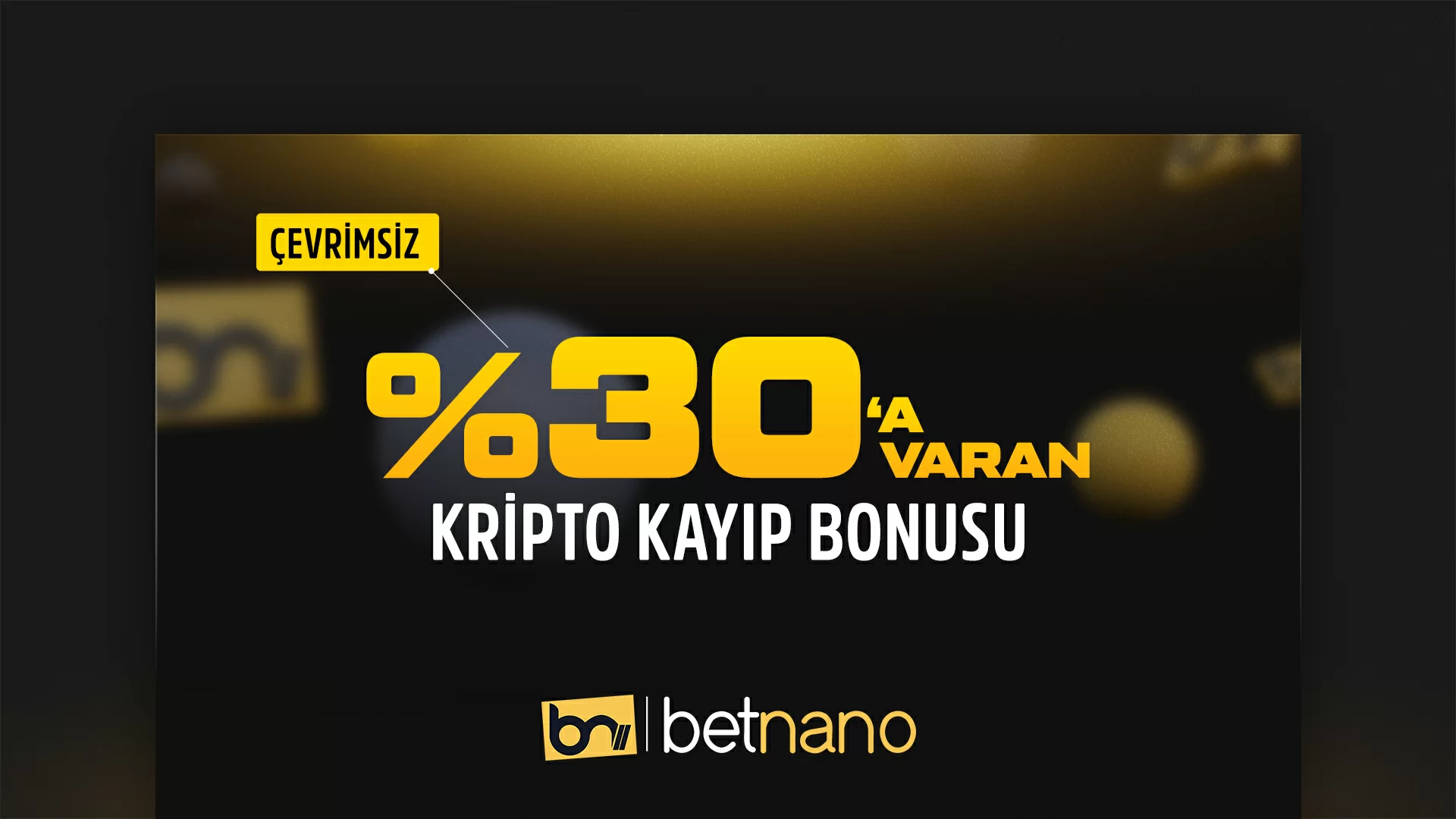 %30 KRİPTO KAYIP BONUSU