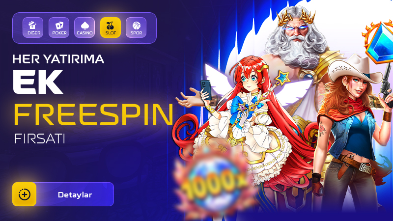Her Yatırıma Ek Freespin!