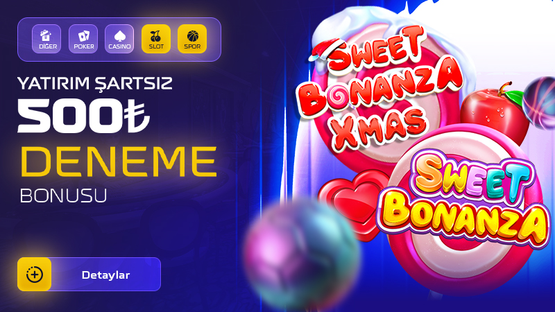 Yatırım Şartsız 500₺ SLOT Deneme Freespin