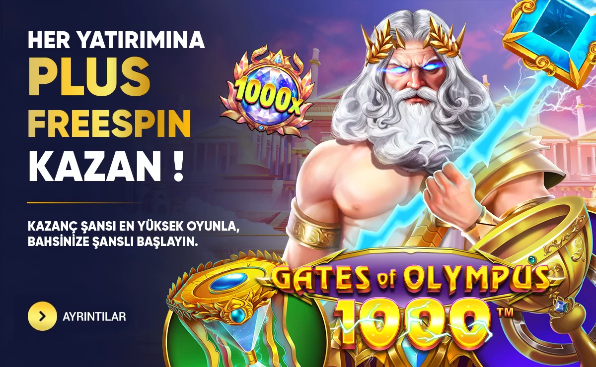 HER YATIRIMINIZA KALİTE PLUS FREESPİN !