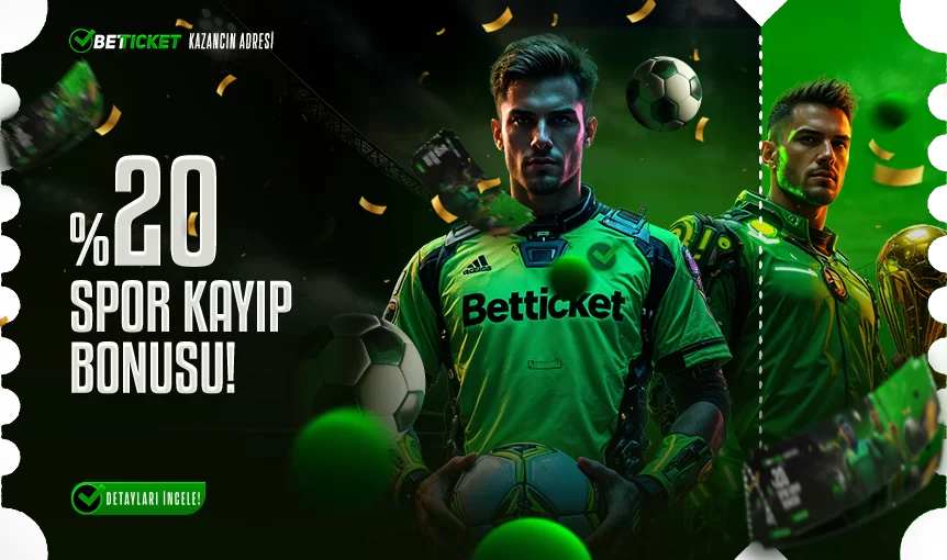 %20 SPOR KAYIPLARINIZ İÇİN BONUS