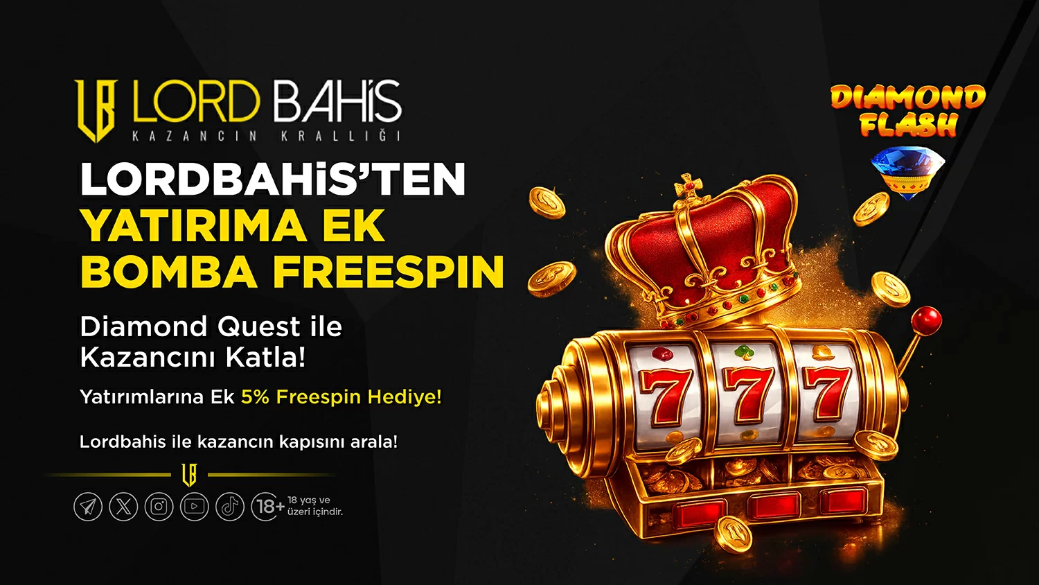 Yatırıma Ek %5 Free Spin