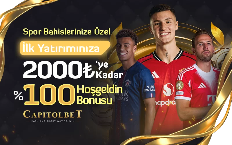 2.000₺'ye Kadar %100 Hoş Geldin Spor Bonusu