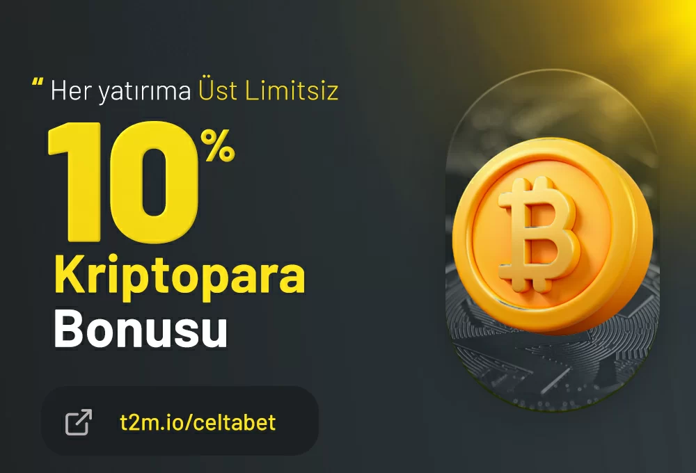 %10 Çevrimsiz, Üst Limiti Olmayan Kriptopara Bonusu!