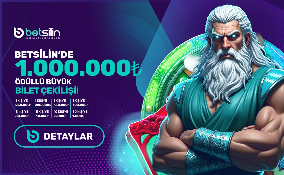 BETSİLİN ŞUBAT AYINA ÖZEL 1.000.000₺ BİLET ÇEKİLİŞİ!
