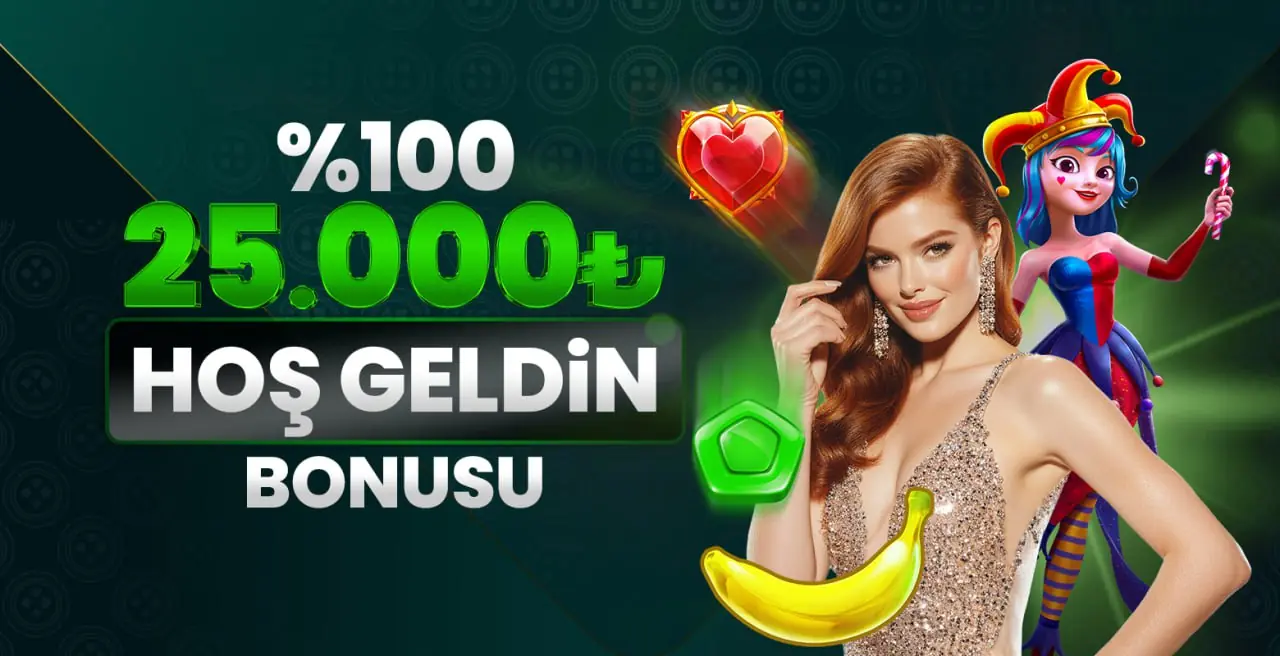 %100 Hoşgeldin Bonusu
25.000₺’ye kadar Nakit Bonus