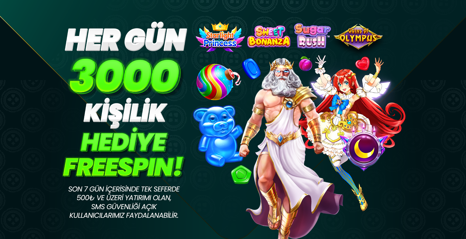 TELEGRAM KANALIMIZDA HER GÜN 3.000 KİŞİLİK FREESPİN!