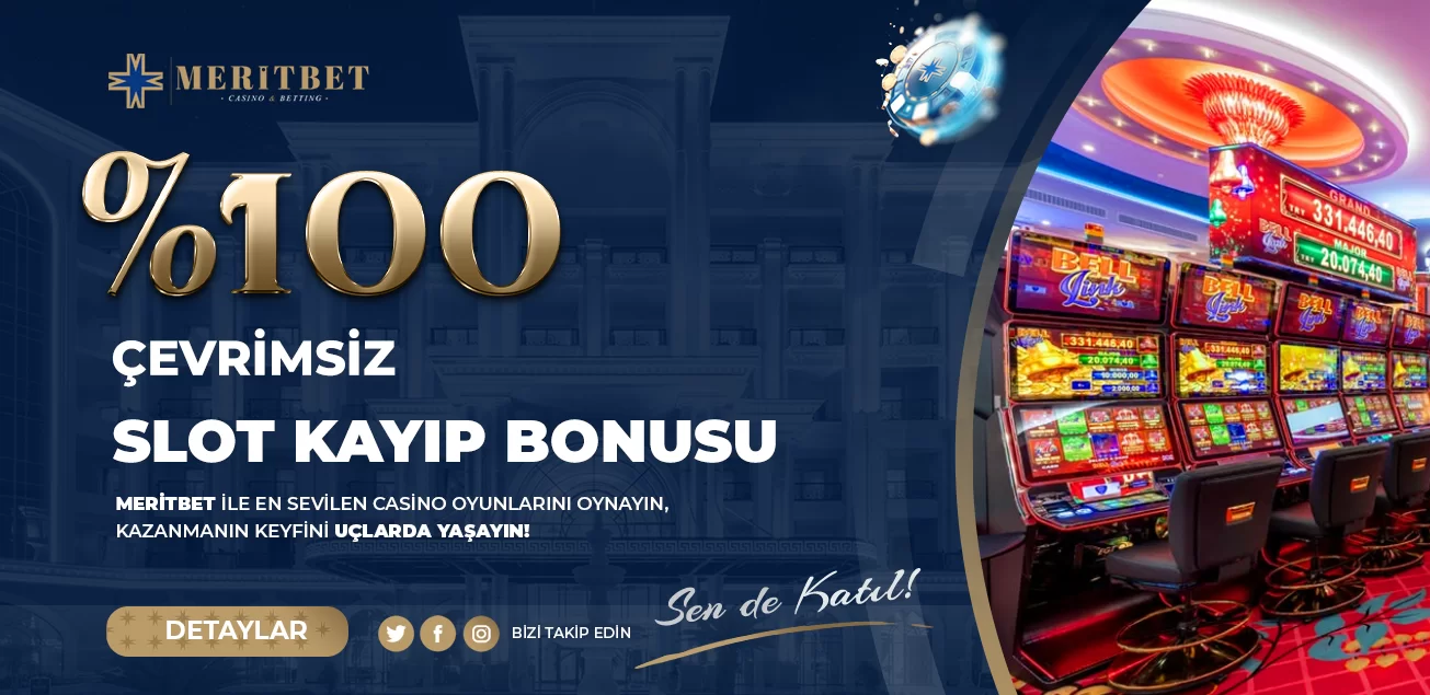 %100 ÇEVRİMSİZ SLOT KAYIP BONUSU