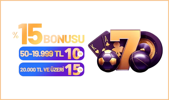 %15 Nakit Yatırım Bonusu