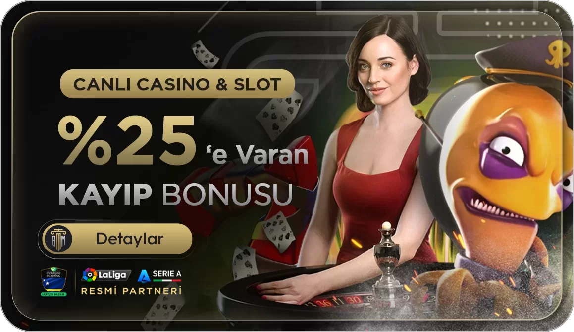%25'E VARAN CANLI CASINO & SLOT DİSCOUNT