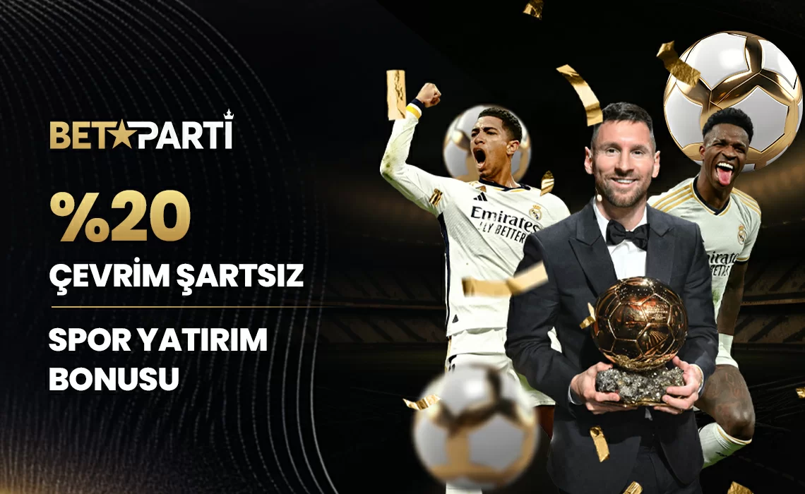 %20 ÇEVRİM ŞARTSIZ SPOR YATIRIM BONUSU