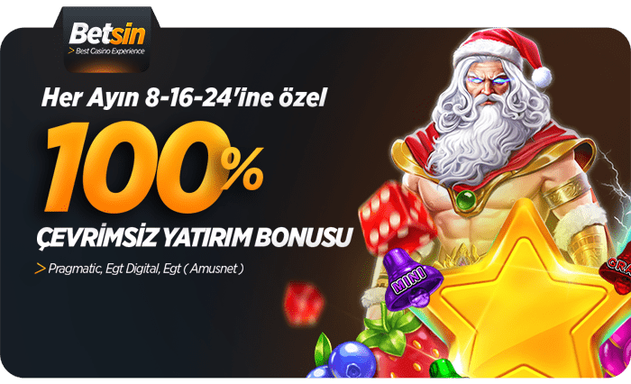 8-16-24 %100 Çevrimsiz Yatırım Bonusu