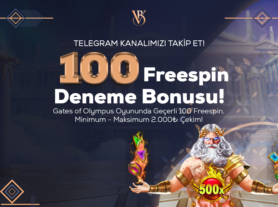 100 FreeSpin Telegram Bonusu!