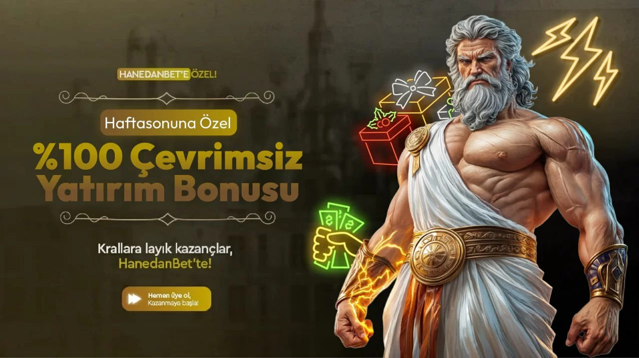 %100 ÇEVRİMSİZ HAFTA SONUNA ÖZEL YATIRIM BONUSU