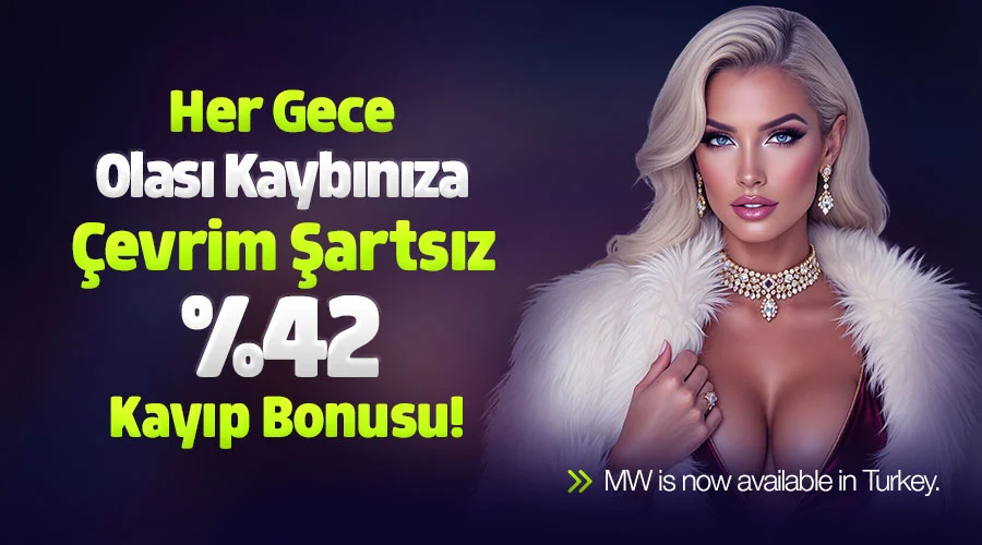 HER GECE %43 KAYIP BONUSU