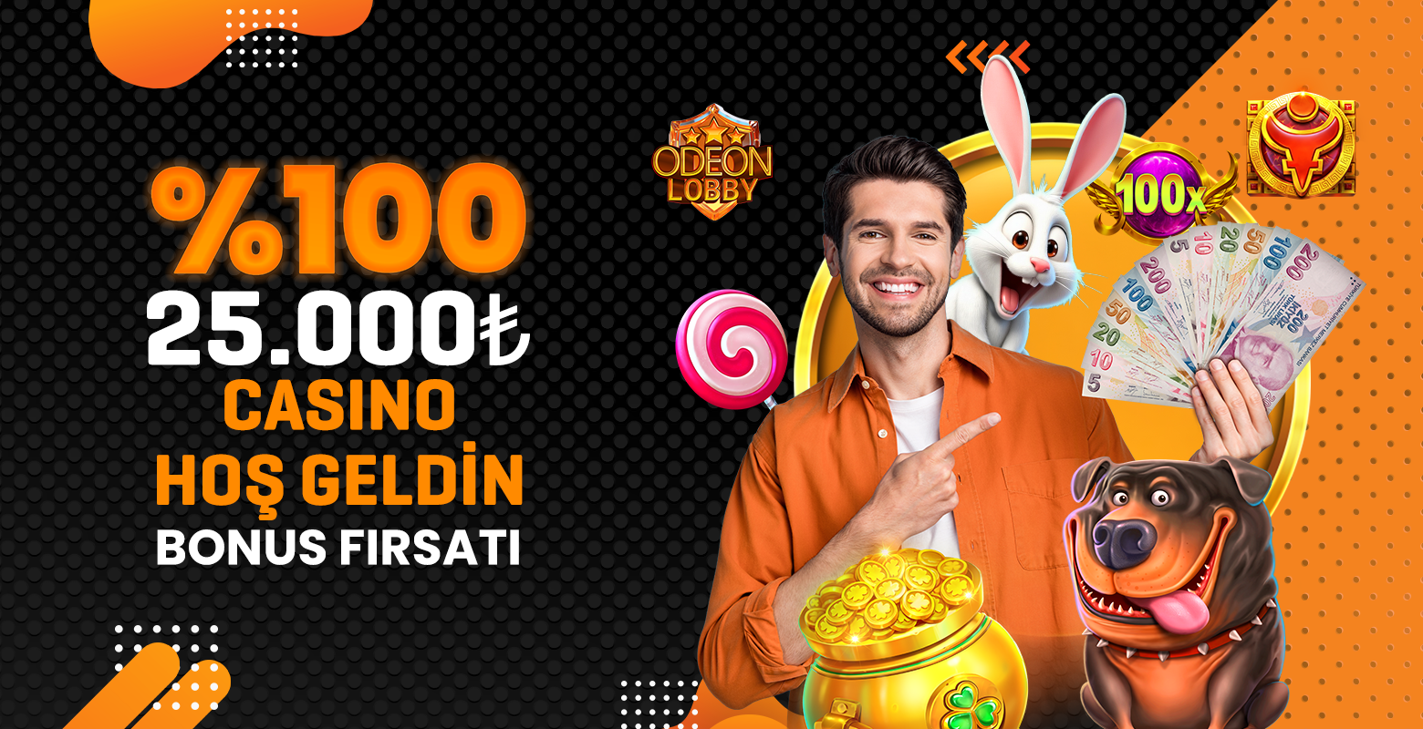 %100 25.000₺ Casino Hoş geldin Bonus Fırsatı!