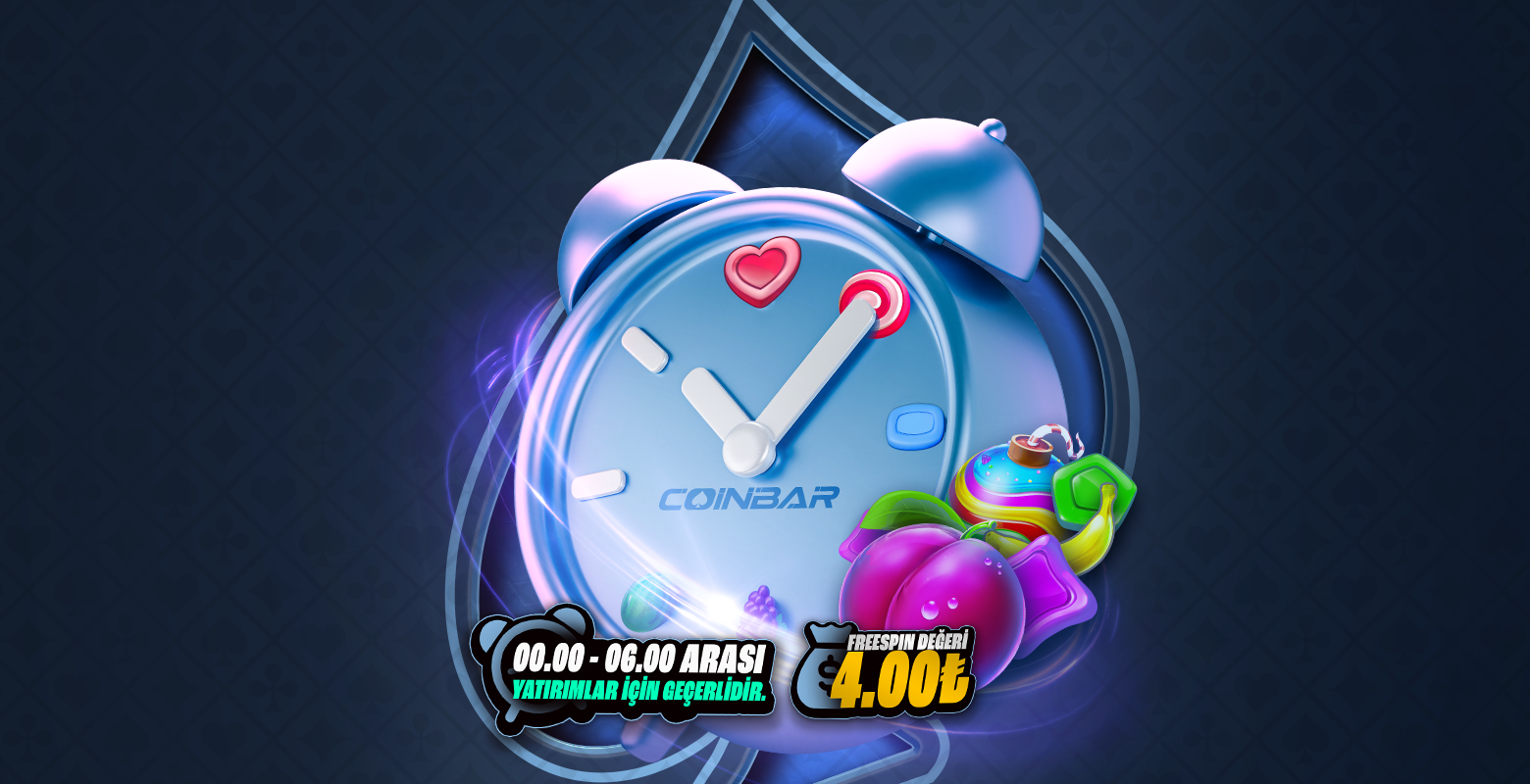 Sweet Hours !
Geceyi Tatlandır! Sweet Hours’ta 1000₺ ve Üzeri Yatırımlara Hediye Fırsatları Coinbar’da!