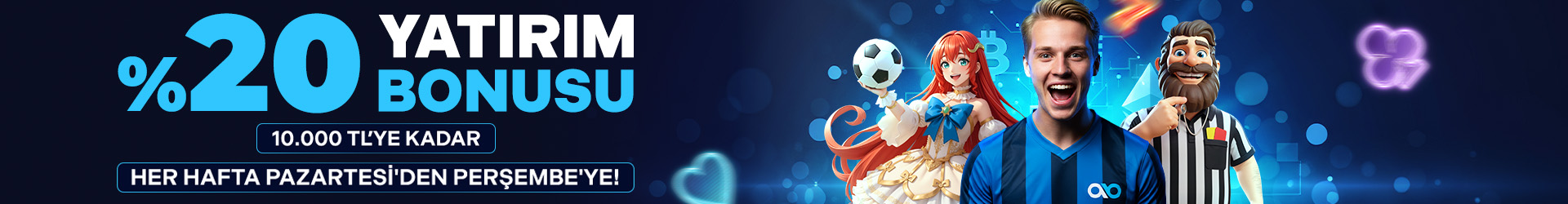 YATIRIMA EK % 20 BONUS HEDİYESİ