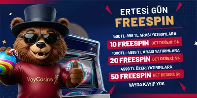 Ertesi Gun Freespin Kampanyasi