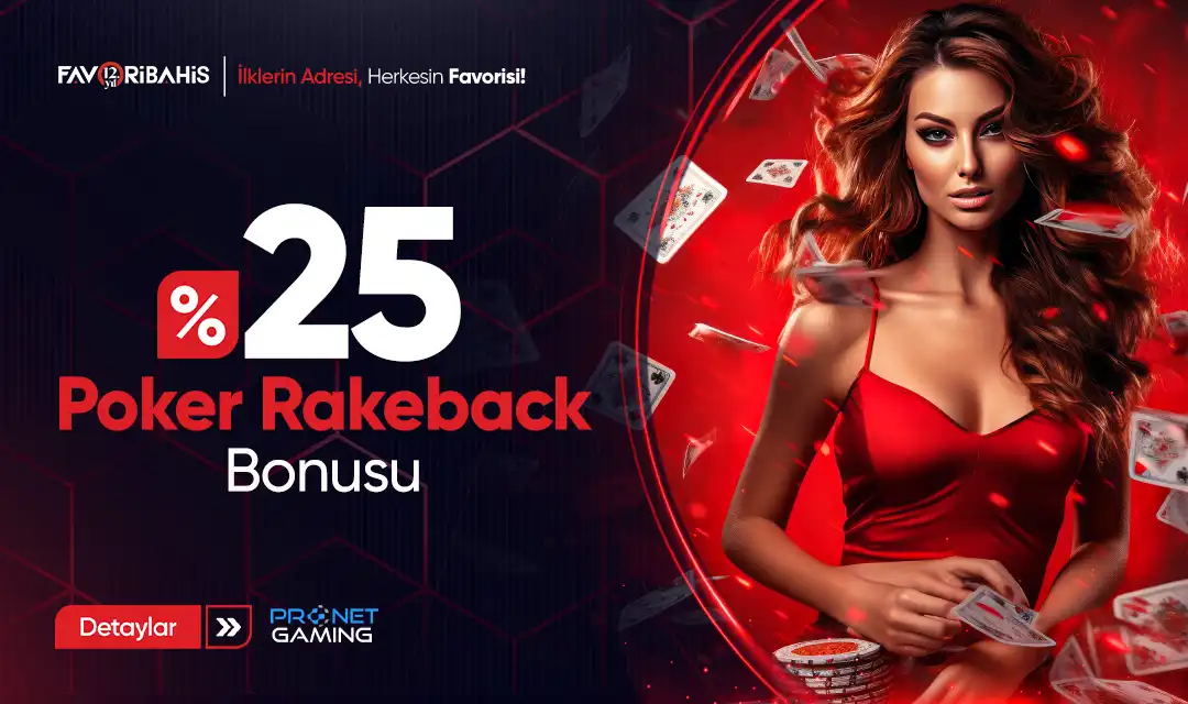 %25 Poker Rakeback Bonusu ♠️