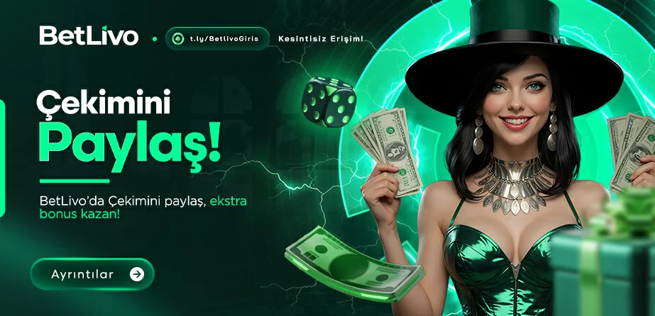 ÇEKİMİNİ PAYLAŞ BONUSU KAP!