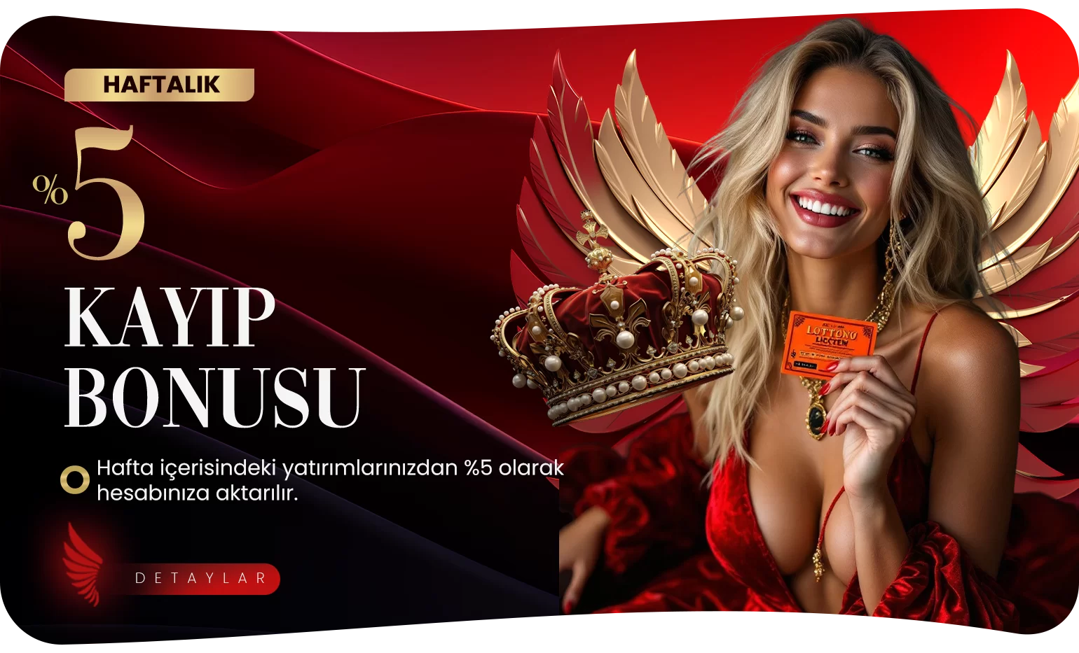 %5 HAFTALIK KAYIP BONUSU